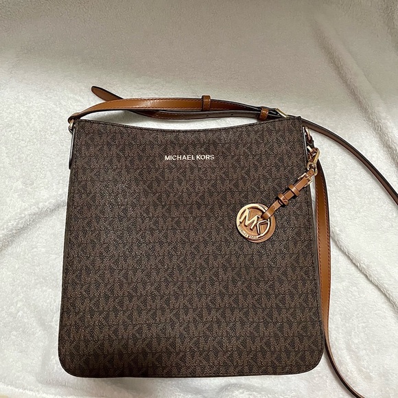 Michael Kors Handbags - Michael Kors Dark Brown Messenger Crossbody Bag